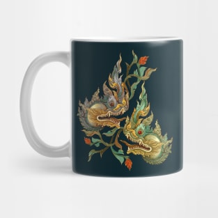 Thai art Naga head. Mug